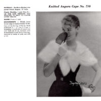 Vintage Cape Knitting pattern downloadable PDF - Image 2