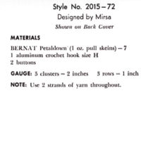 Vintage Bedjacket crochet pattern downloadable PDF - Image 2
