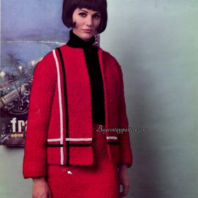 Free vintage Suit knitting pattern , PDF downloadable