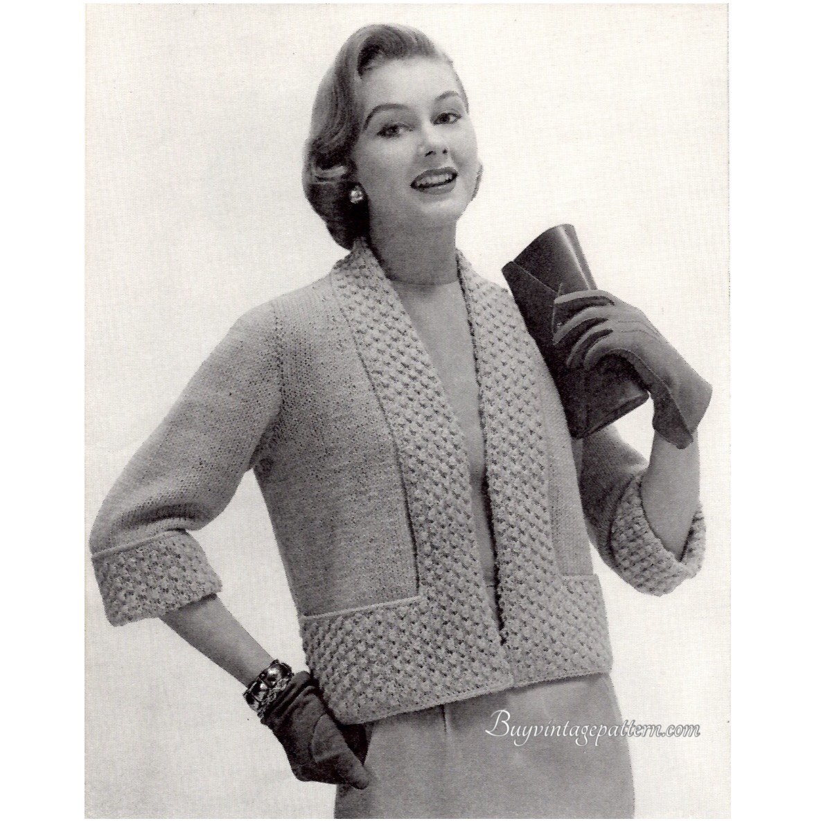 Cardigan Knitting e-pattern
