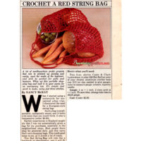 Vintage String Bag crochet pattern downloadable PDF - Image 2