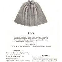 Vintage Bed Cape Knit pattern downloadable PDF - Image 2