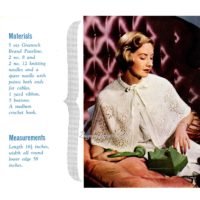 Vintage BED CAPE Knitting pattern downloadable PDF - Image 2