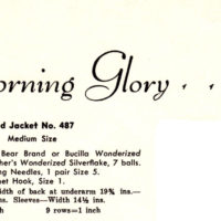 Vintage Bedjacket knit pattern downloadable PDF - Image 2