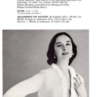 Vintage Cardigan Knitting pattern downloadable PDF - Image 2