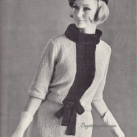Vintage Dress Knitting pattern downloadable PDF - Image 3