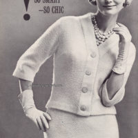 Vintage Suit Knitting pattern downloadable PDF - Image 3
