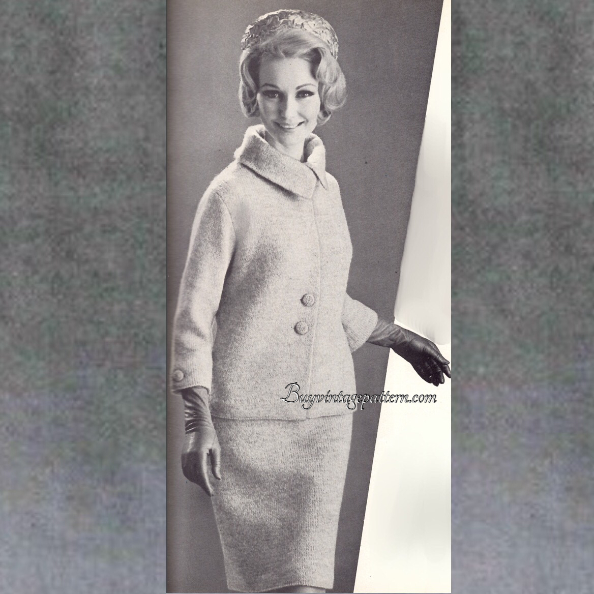 Vintage Suit Knitting pattern downloadable PDF