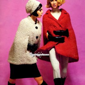 Vintage Ponchos Knitting pattern downloadable PDF