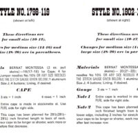 Vintage Ponchos Knitting pattern downloadable PDF - Image 2