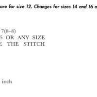 Vintage Blouse knitting pattern downloadable PDF - Image 3