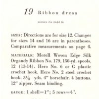 Vintage Dress crochet pattern downloadable PDF - Image 2