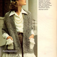Vintage Stole PDF Knitting pattern - Image 2