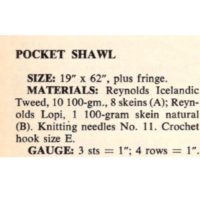 Vintage Stole PDF Knitting pattern - Image 3