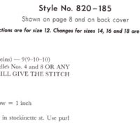Vintage Sweater PDF Knitting pattern - Image 2