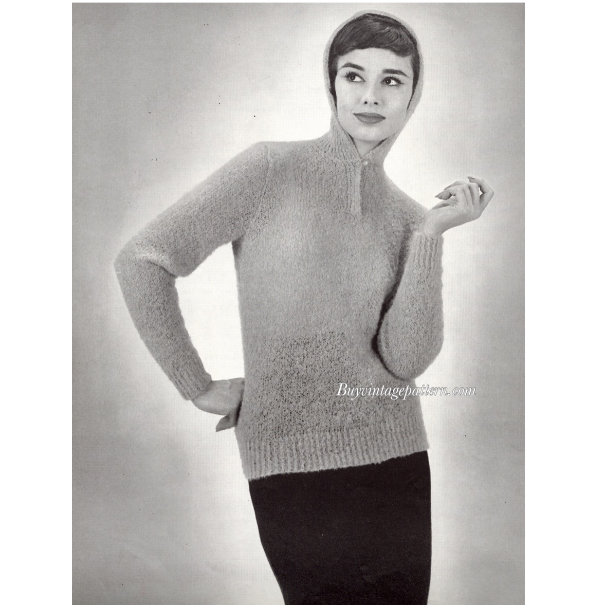 Vintage Sweater PDF Knitting pattern