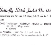 Vintage jacket knitting pattern downloadable PDF - Image 2