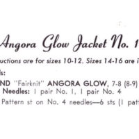 Vintage jacket knitting pattern downloadable PDF - Image 2