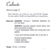 Vintage Vest and Skirt PDF knitting pattern - Image 2