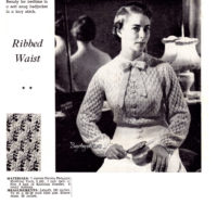 Vintage bedjacket knitting pattern downloadable PDF - Image 2