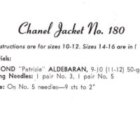 Vintage jacket knitting pattern downloadable PDF - Image 2