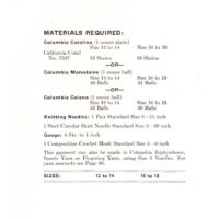 Vintage Dress Knitting pattern downloadable PDF - Image 2