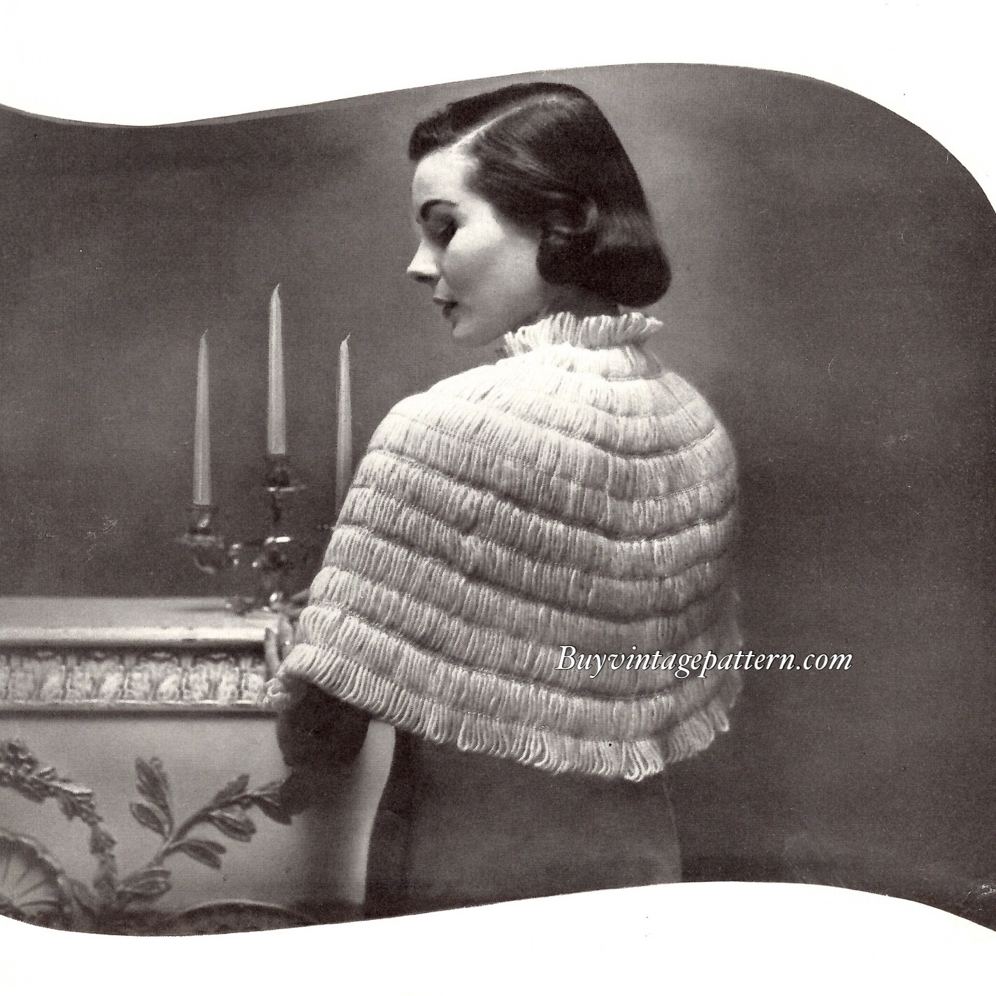 Bed Cape crochet pattern downloadable PDF