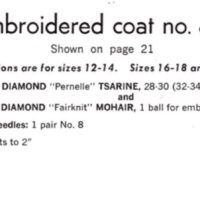 Vintage Coat Knitting pattern downloadable PDF - Image 2