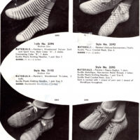Vintage Bed Socks knit n crochet PDF patterns - Image 2