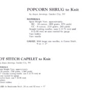 Vintage Shrug , Cape Knit pattern downloadable PDF - Image 2