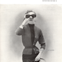 Coat Sweater Knitting pattern downloadable PDF vintage - Image 2