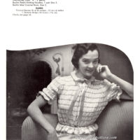 Vintage Bedjacket knitting pattern downloadable PDF - Image 2