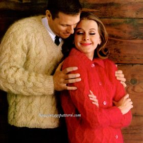 Pullover,Cardigan knit patterns PDF
