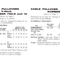 Vintage Pullovers Knitting patterns PDF - Image 2
