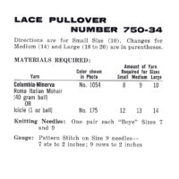 Vintage Pullover Knit pattern downloadable PDF - Image 2