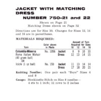 Vintage Dress ,Jacket Knit pattern PDF - Image 2