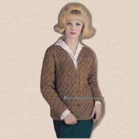 Vintage Jacket PDF knitting pattern
