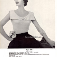 Vintage Blouse PDF knitting pattern - Image 2