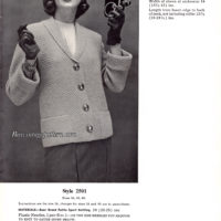 Vintage Jacket knitting pattern downloadable PDF - Image 2