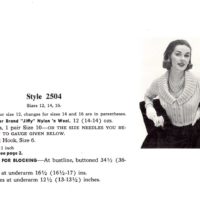 Vintage Cardigan knit pattern downloadable PDF - Image 2