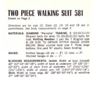 Vintage Suit Knitting pattern PDF - Image 3