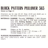 Pullover Knitting e-pattern - Image 2