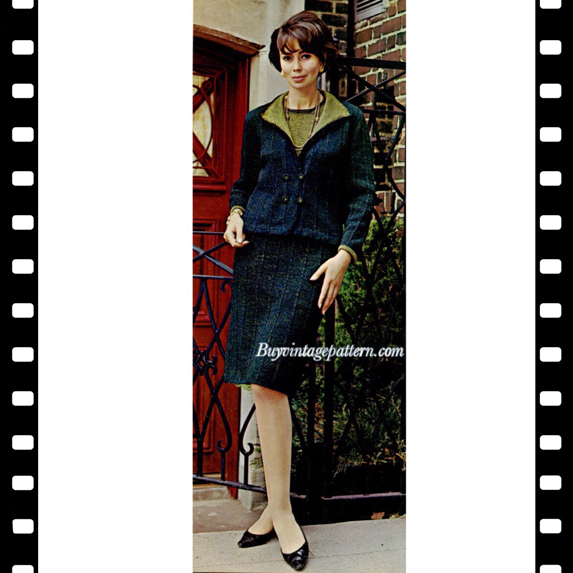 Vintage Suit Knitting pattern downloadable PDF