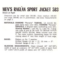 Vintage Men Jacket PDF Knitting pattern - Image 2