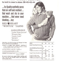 Vintage Man Pullover knitting pattern - Image 2