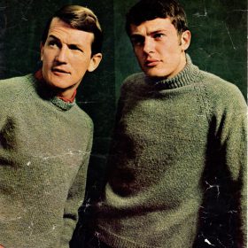 Vintage Man Sweater Knitting pattern