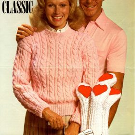 Vintage Pullover Knitting PDF pattern