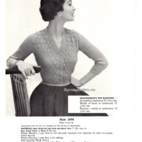 Vintage Blouse PDF knitting pattern - Image 2