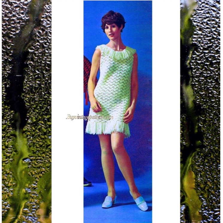 Vintage Dress PDF crochet pattern