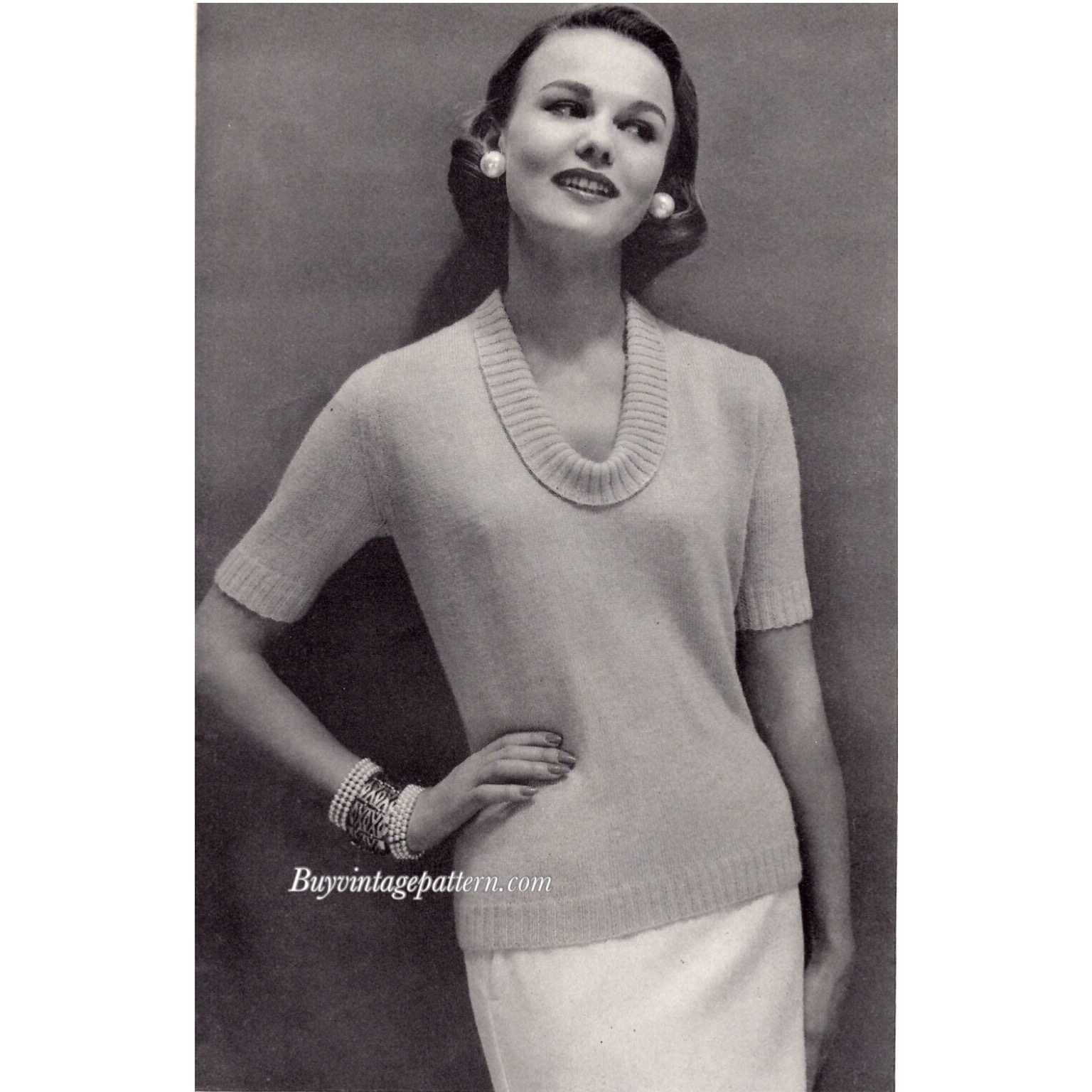 Pullover PDF knitting pattern